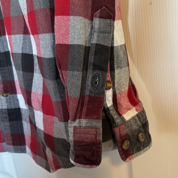 Carhartt men’s plaid original fit flannel shirt jacket size medium - Picture 6 of 9